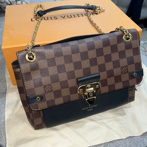 Louis Vuitton Damier with Leather PM